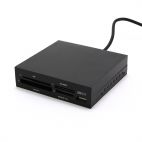 Картридер внутренний 3.5" GEMBIRD, черный, USB2.0+6 разъемов (SD/SDHC, T-Flash, XD, MS, M2, CF) Gembird