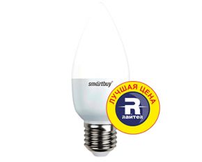 Лампа SMARTBUY С37, 7W, 4000K, E27, 550Лм (свеча) (100) SmartBuy