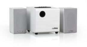 Колонки SMARTBUY® 210 SPARTA, 2.1, MP3, FM, корпус МДФ, белый (6) SmartBuy