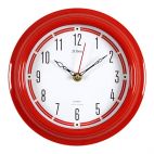 Часы настенные 21 Век круг пластик 21*21 Красный (5) 21 век Свет