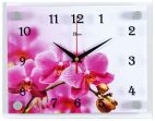 Часы настенные 21 Век стекло 20*26 Орхидея (10) 21 век Свет