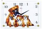 Часы настенные 21 Век стекло 25*35 Собаки (5) 21 век Свет