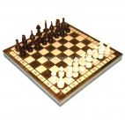Шахматы деревянные "Барон" 28х14х5см  ZL08T1531