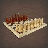 Шахматы турнирные утяжеленные с доской (Орлов)