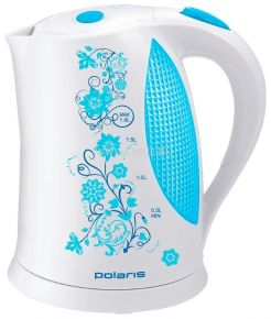 Чайник Polaris 1822 CLR Floris белый/серый Polaris